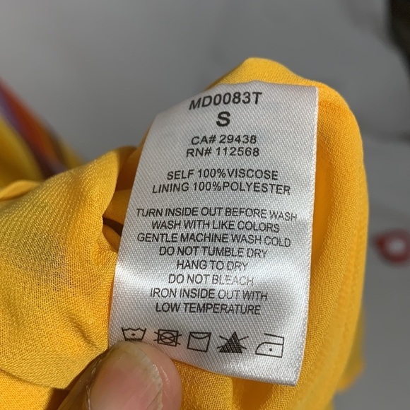 Miss Me Women’s Striped V-Neck Lined Sleeveless Maxi Dress - Multicolor Small - Picture 7 of 11